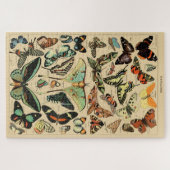  vlinder Papillon oude illustratie Legpuzzel (Horizontaal)