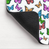  vlinder Papillon oude illustratie Muismat (Hoek)