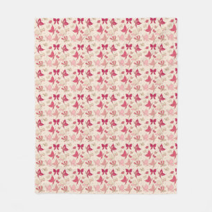 vlinder patroon 3 fleece deken