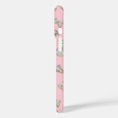 Vlinder patroon roze naam Case-Mate iPhone case (Achterkant / Links)