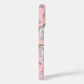 Vlinder patroon roze naam Case-Mate iPhone case (Achterkant / Rechts)