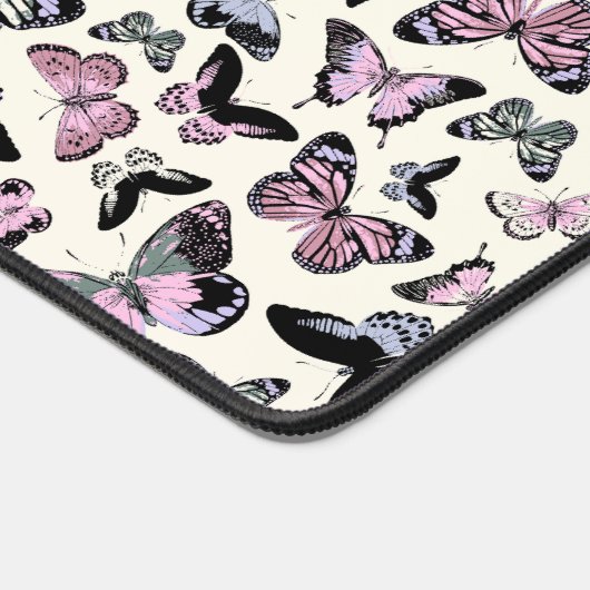  Vlinder Pattern Desk Mat (Hoek)