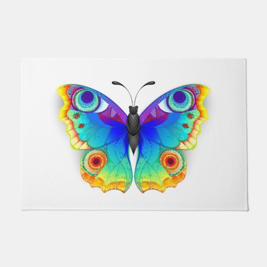 Vlinder Pauwen Oog Deurmat (Voorkant)