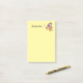 Vlinder Persoonlijk 4x6 Post-it® Notes (Op bureau)