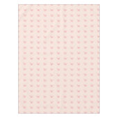 Vlinder perzik roos goudroze tafelkleed (Voorkant)