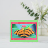 Vlinder Posed Briefkaart (Staand voorkant)