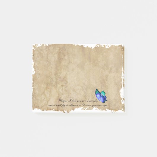 Vlinder Post-it® Notes (Voorkant)