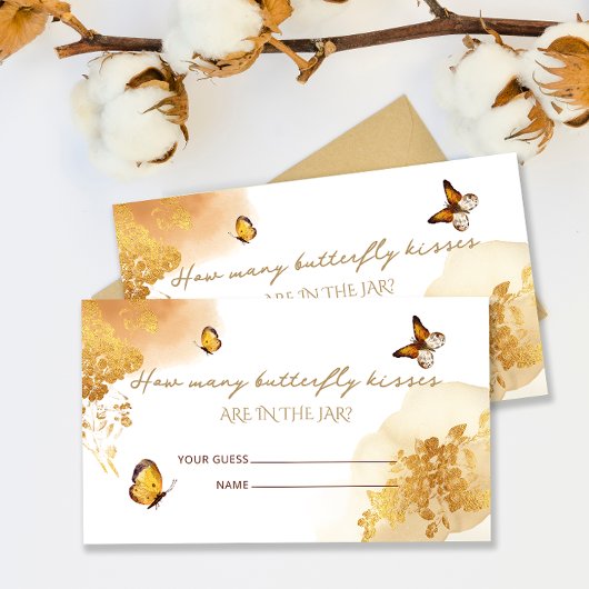 Vlinder raad hoeveel vlinder kussen informatiekaartje