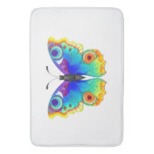 Vlinder regenboog badmat (Voorkant Verticaal)