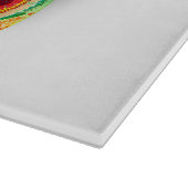 Vlinder Regenboog Pauwenoog Snijplank (Hoek)