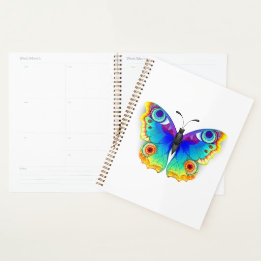 Vlinder Regenboog Vlinderoog Pauw Planner (Display)