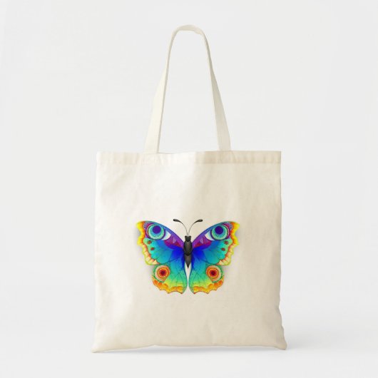 Vlinder Regenboog Vlinderoog Pauw Tote Bag (Voorkant)