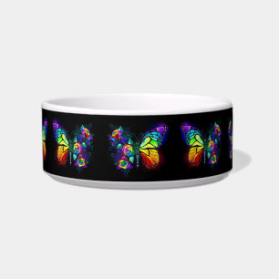 Vlinder regenboogbloem voerbakje