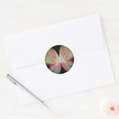 Vlinder Ronde Sticker (Envelop)