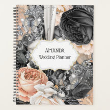 Vlinder roos DIY naam floral waterverf