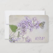 Vlinder RSVP op Seringen Kaart (Voorkant)