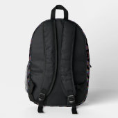 Vlinder Rugzak (zwart) - Backpack (Achterkant)