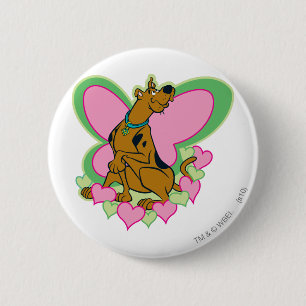 vlinder Scooby-Doo Ronde Button 5,7 Cm