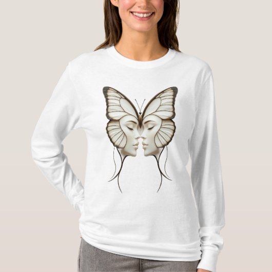 vlinder shirt (Voorkant)