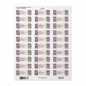 vlinder Show Etiket (Full Sheet)