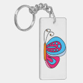 Vlinder Sleutelhanger (Voorkant Links)