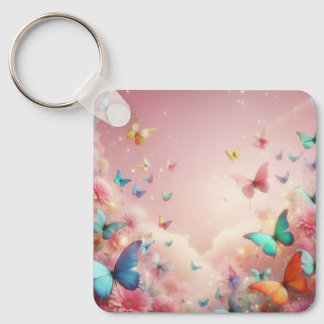 vlinder sleutelhanger