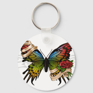 vlinder sleutelhanger