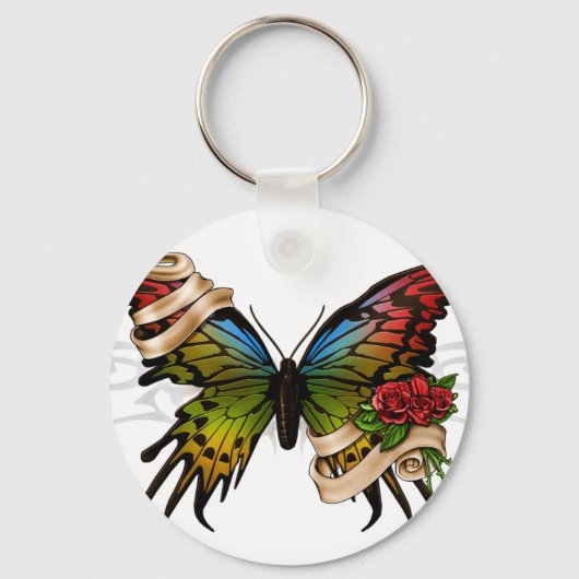 vlinder sleutelhanger (Voorkant)