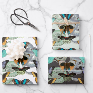 Vlinder & Snake Gotische Natuur Inpakpapier Vel