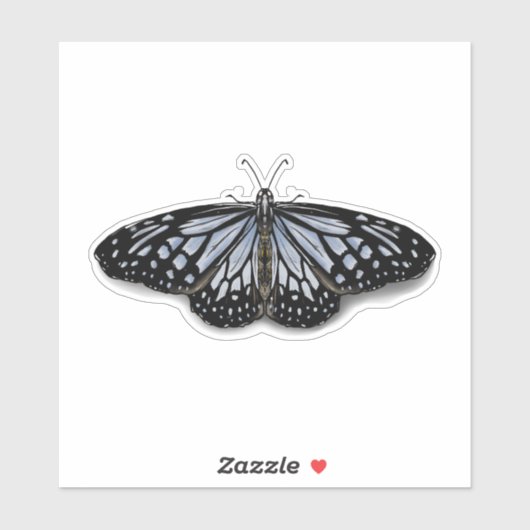 vlinder sticker (Vel)