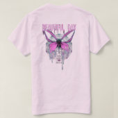 vlinder t-shirt (Design achterkant)