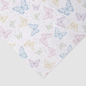 Vlinder Tissuepapier (Detail)