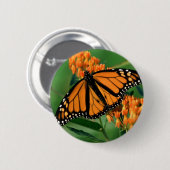 vlinder van vlinder ronde button 5,7 cm (Voorkant /achterkant)