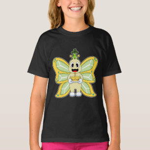 vlinder verjaardagstaart kaars t-shirt
