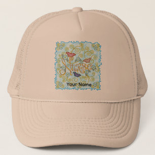 Vlinder verpleegster hoed trucker pet