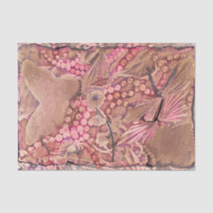 Vlinder Vintage Aquarel Roze Sepia Romantisch Tissuepapier