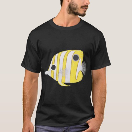 Vlinder vis t-shirt (Voorkant)