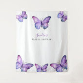 Vlinder Vrijgezellenfeest Achtergrond Minimalistis Wandkleed (Voorkant)