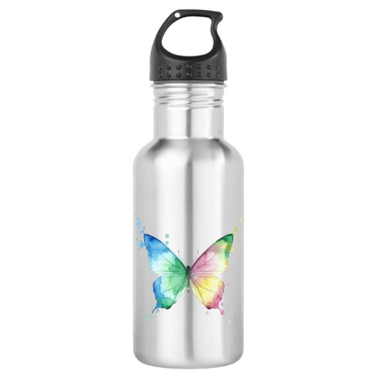 Vlinder Waterfles (Voorkant)