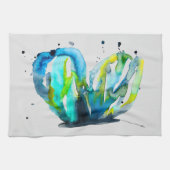 Vlinder waterverf grillige waterverf theedoek (Horizontaal)