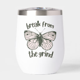 Vlinder Wijn Tumbler