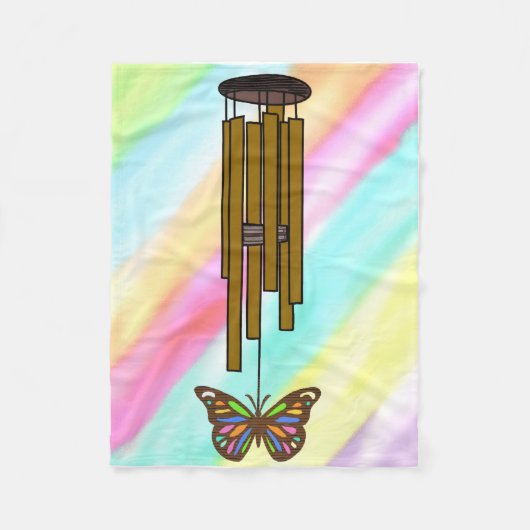 vlinder windklank deken (Voorkant)