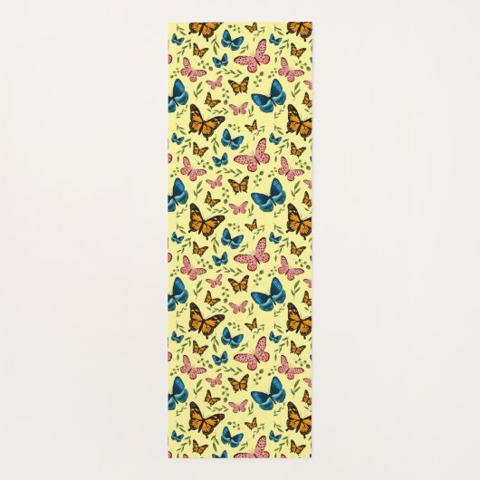 vlinder yogamat (Achterkant)
