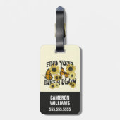  vlinder | Zoek uw binnenste gloed Bagagelabel (Achterkant verticaal)