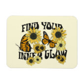  vlinder | Zoek uw binnenste gloed Magneet (Horizontaal)