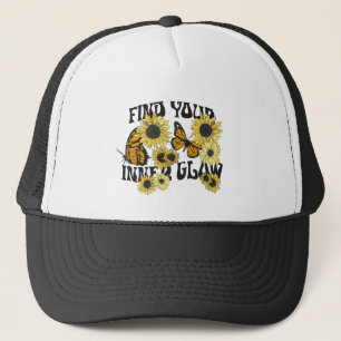 vlinder Zoek uw binnenste gloed Trucker Pet