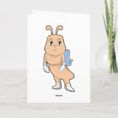 Vlinder zonder Vleugels Kaart (Achterkant)