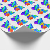 Vlinder Zonsondergang Inpakpapier (Hoek)