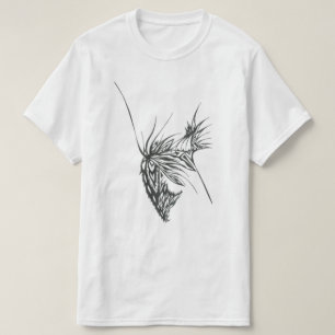 Vlinder Zwart Wit Abstract Tribal Tattoo Kunst T-shirt
