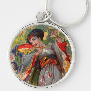 Vlinderaanziger sleutelhanger